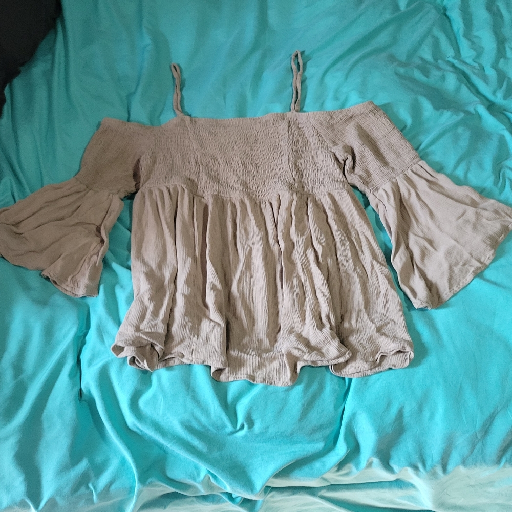 Torrid Off Shoulder Peasant Top.